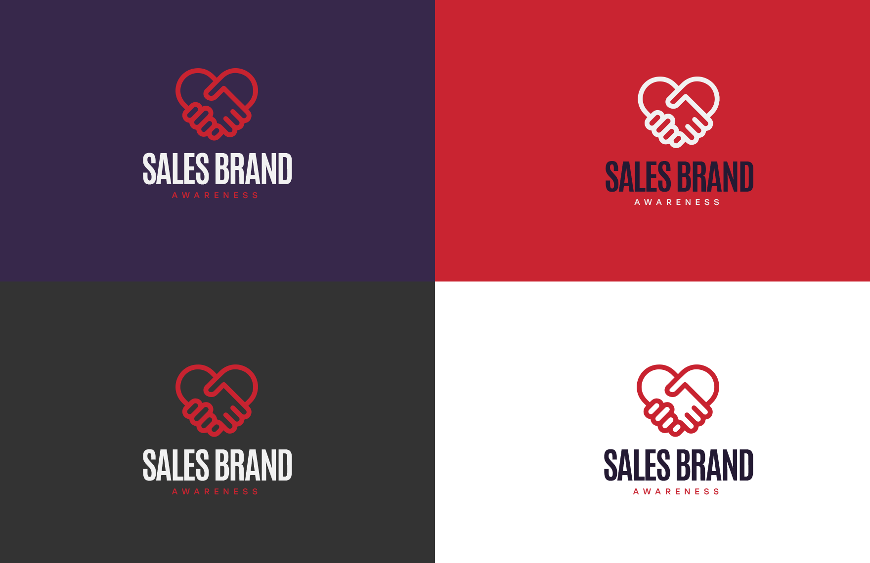 Sales Brand Awareness Logo Template