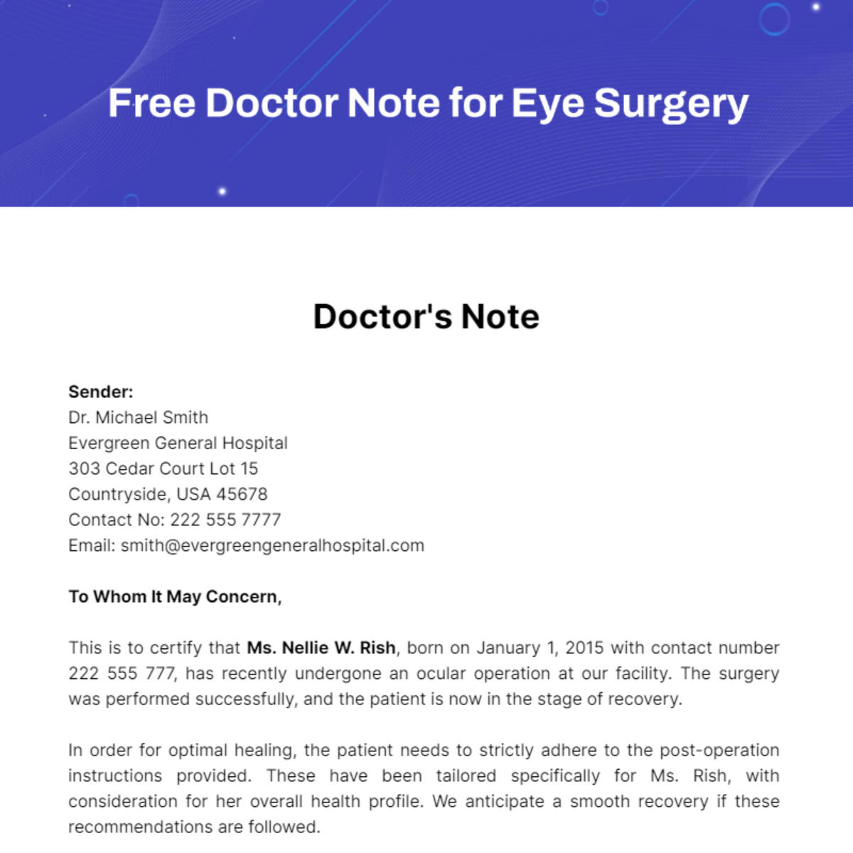 FREE Doctor Note Templates Examples Edit Online Download