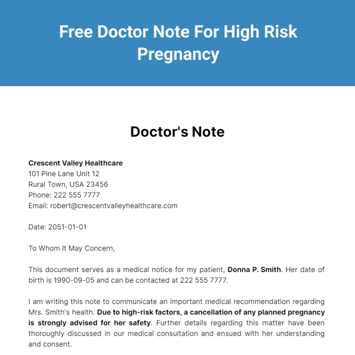 FREE Doctor Note Templates & Examples - Edit Online & Download ...