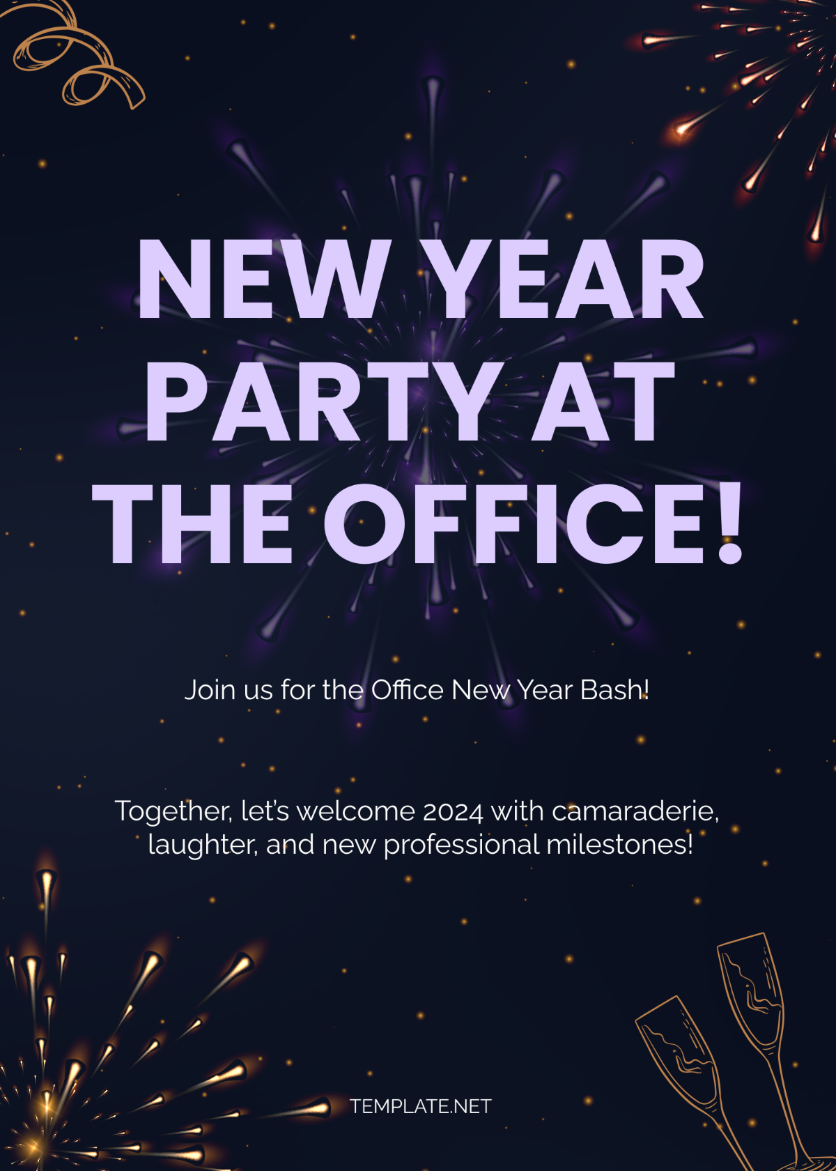 New Year Office Party Invitation
