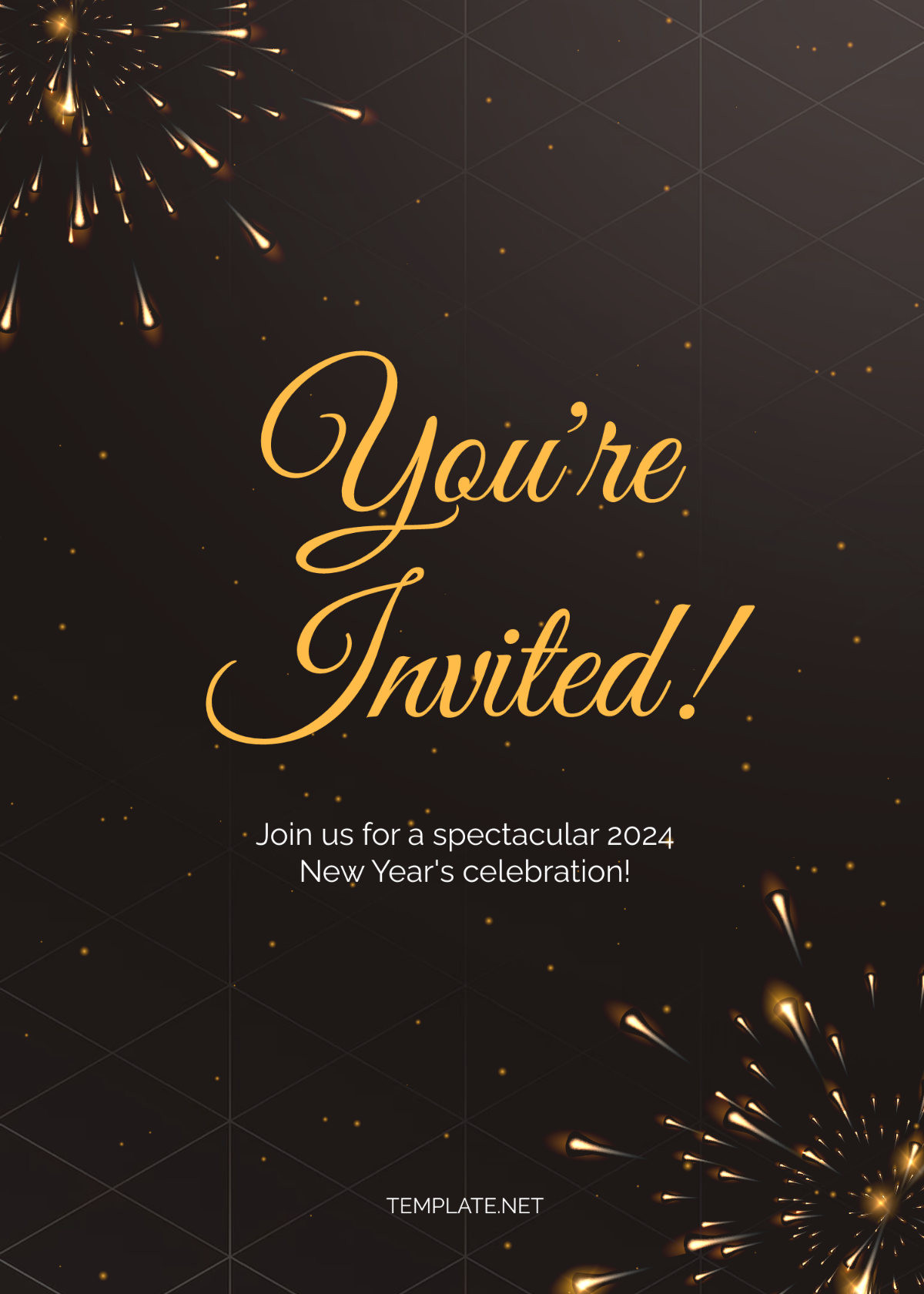 New Year Invitation Letter Template
