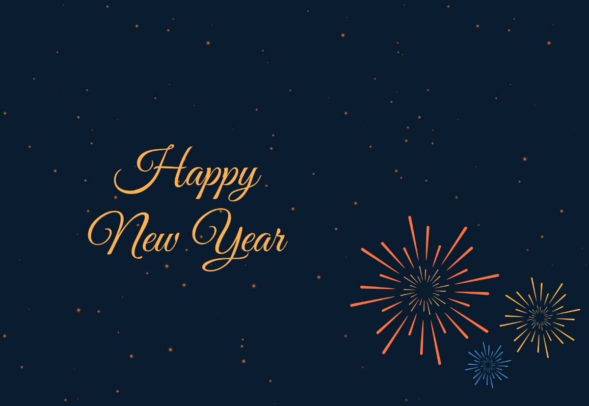 Free New Year Card Design Template