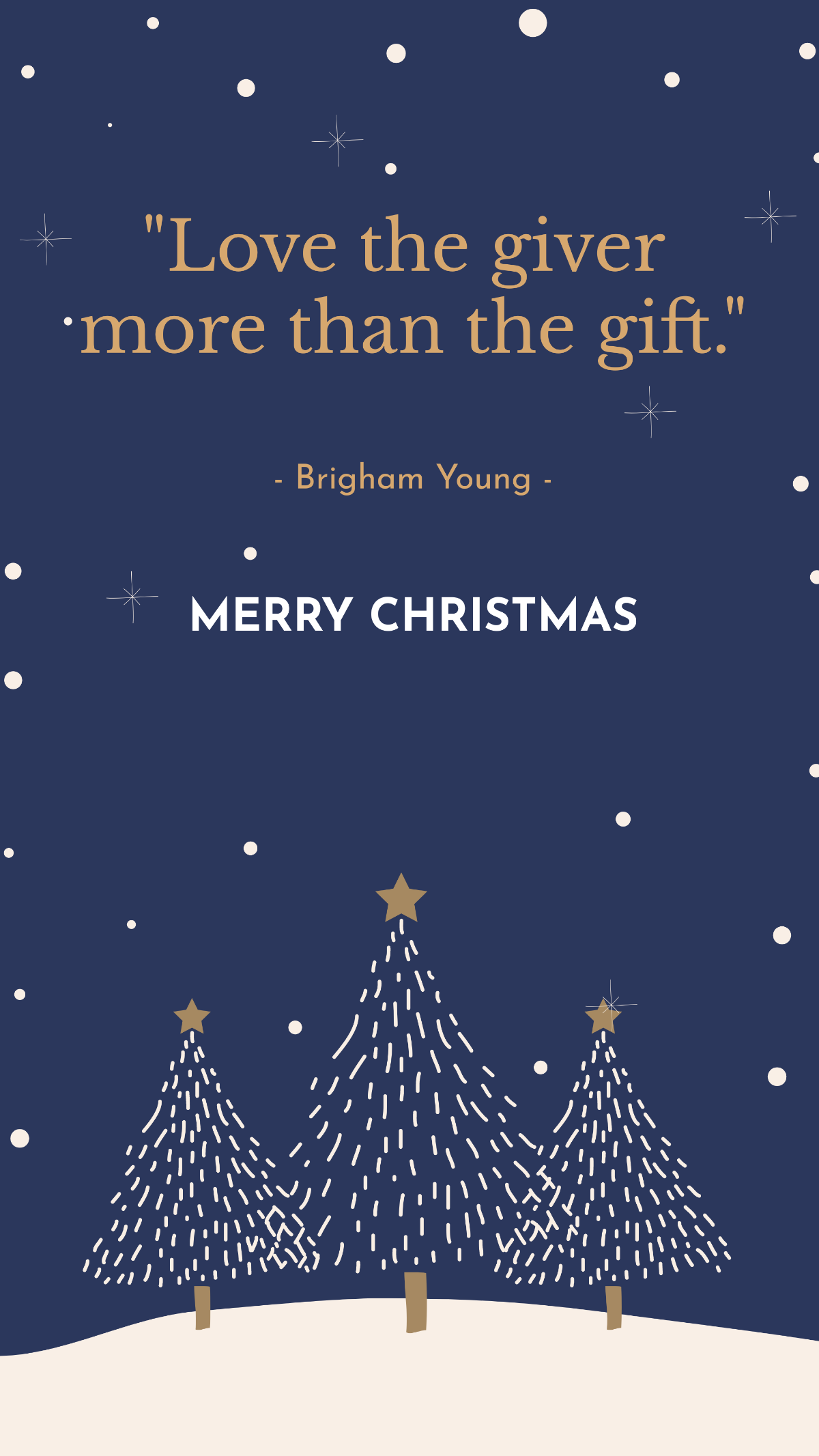 Free Famous Christmas Quote Template