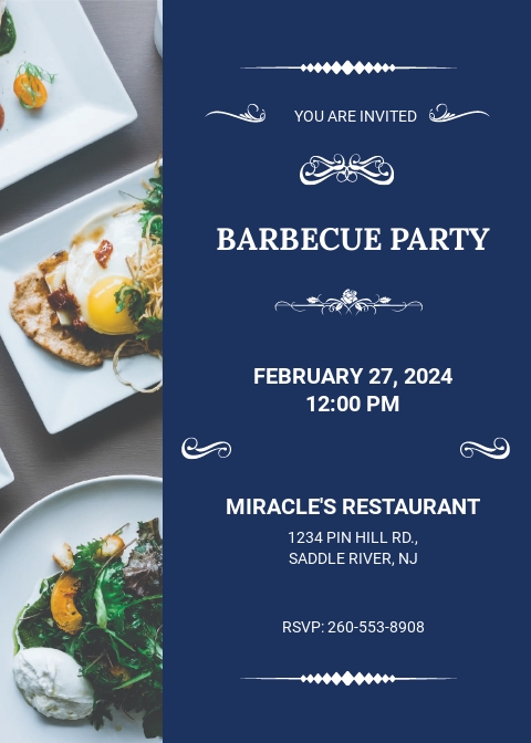 30+ FREE Restaurant Invitation Templates [Customize & Download ...