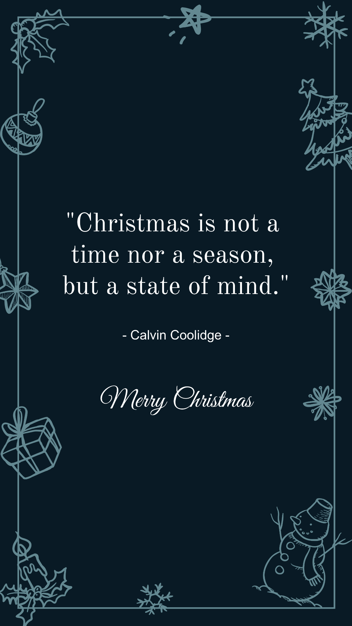 Christmas Holiday Quote