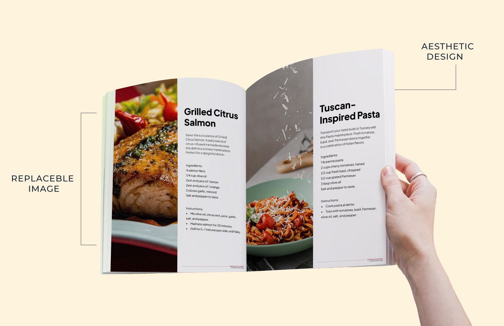 Cookbook for Macbook Pro Template