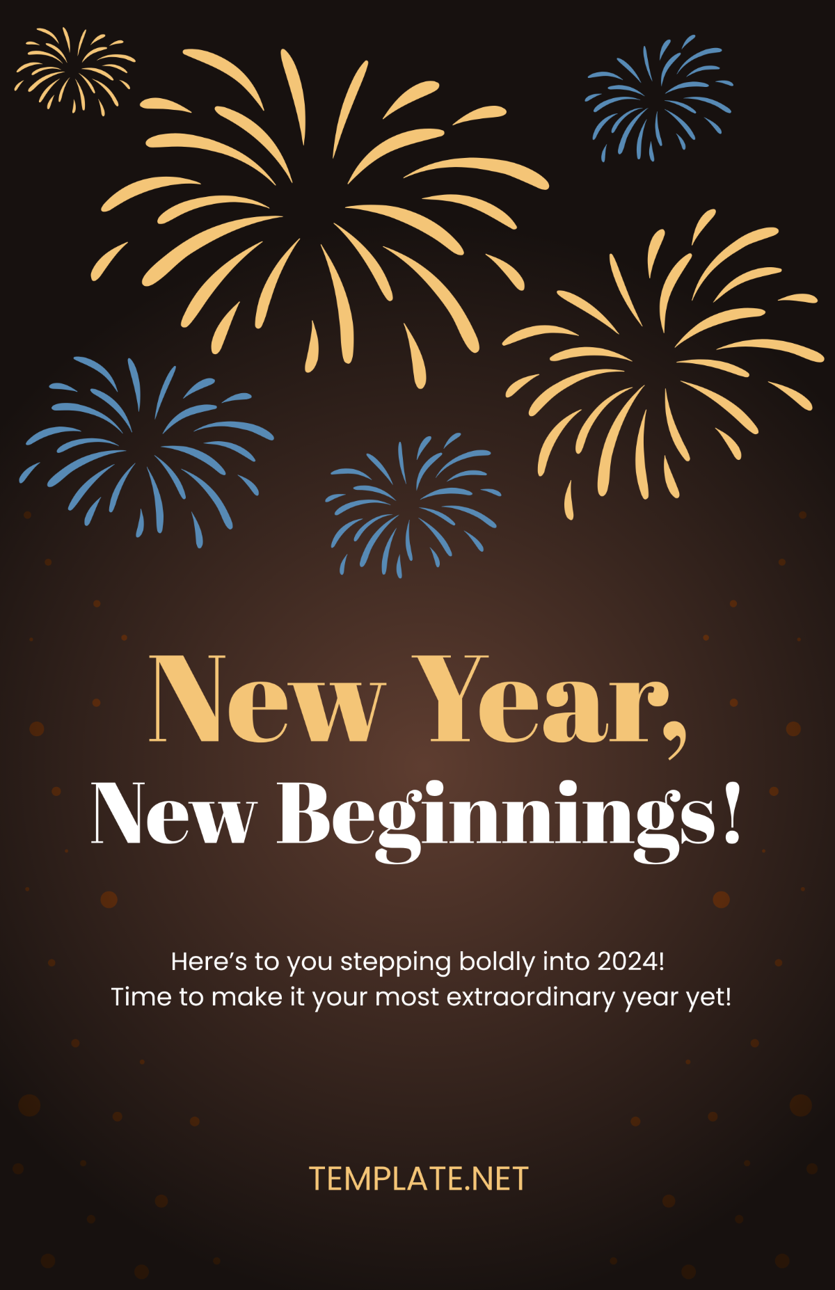 Free New Year Resolution Poster Template