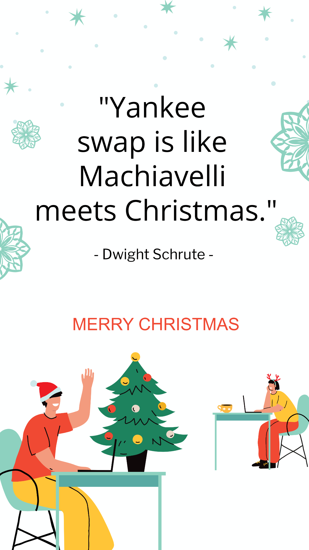 Office Christmas Quote