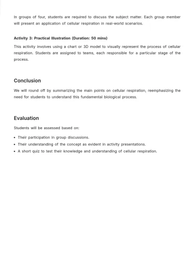 Free Science Lesson Note Template to Edit Online