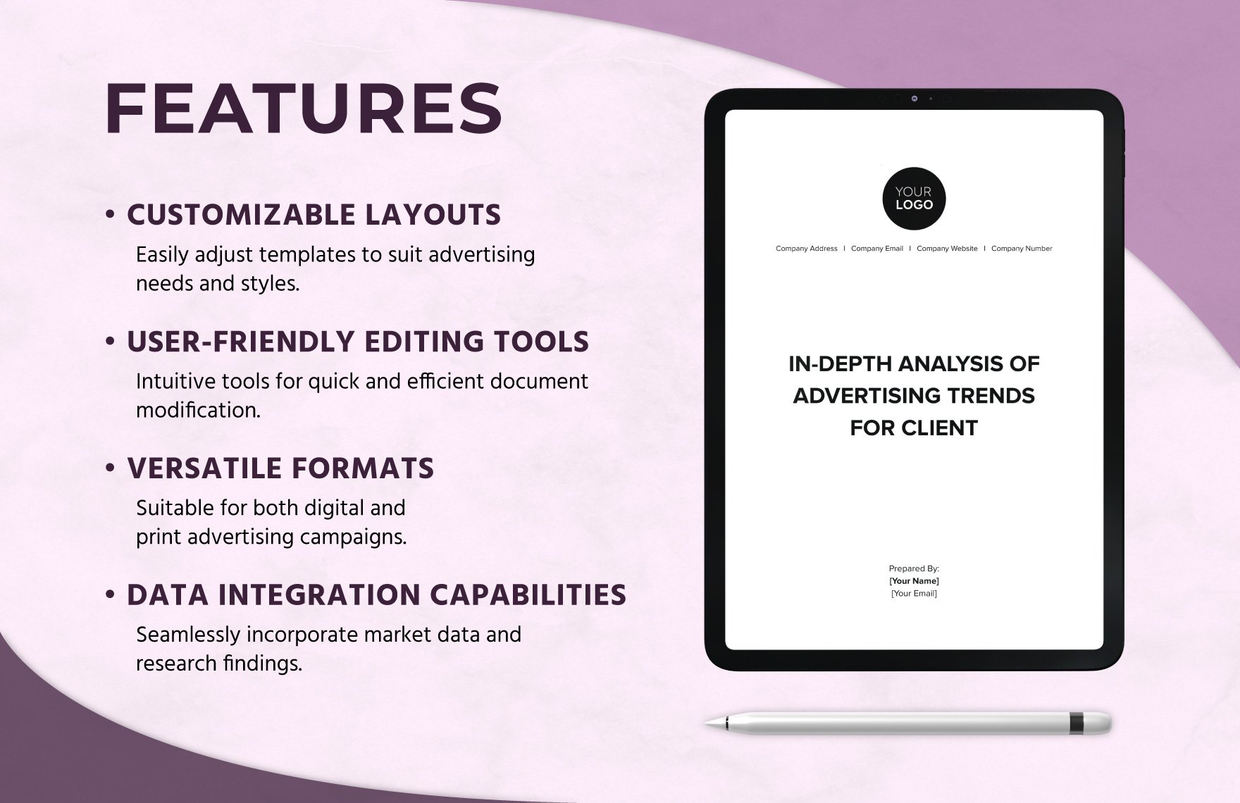 In-Depth Analysis of Advertising Trends for Client Template