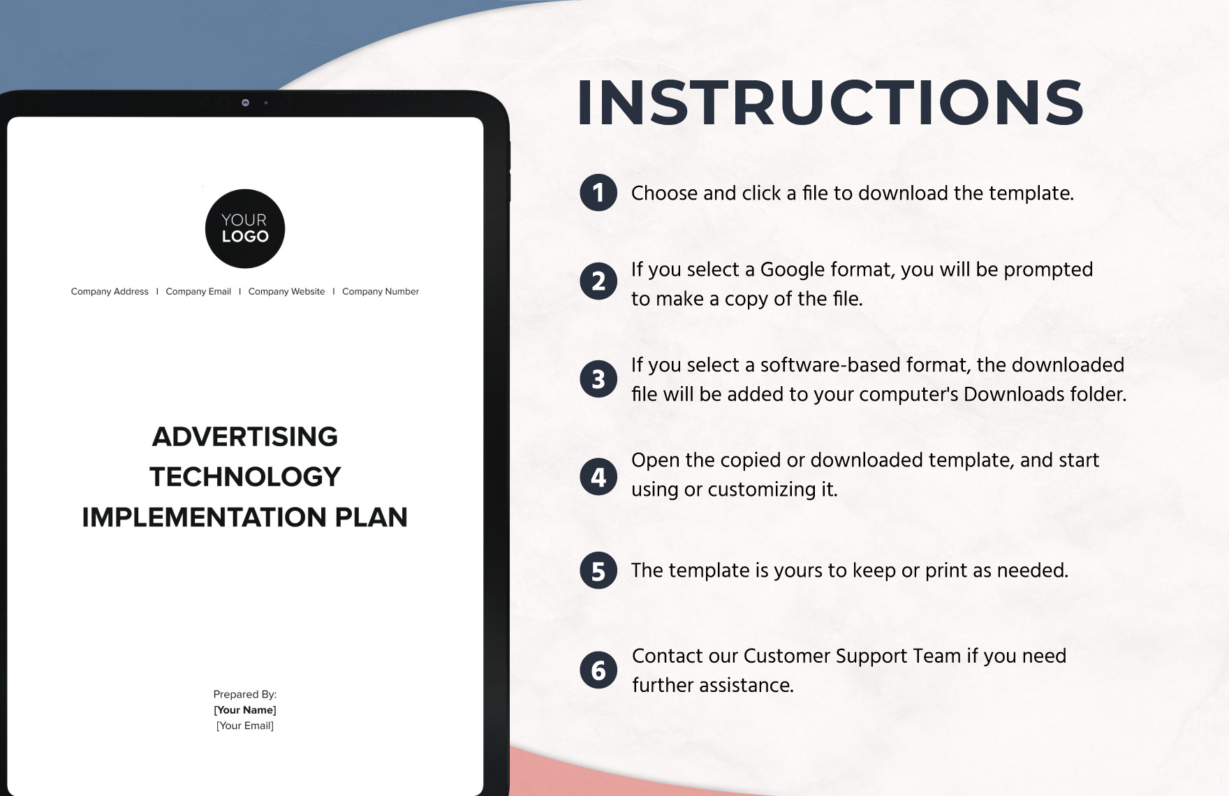 Advertising Technology Implementation Plan Template