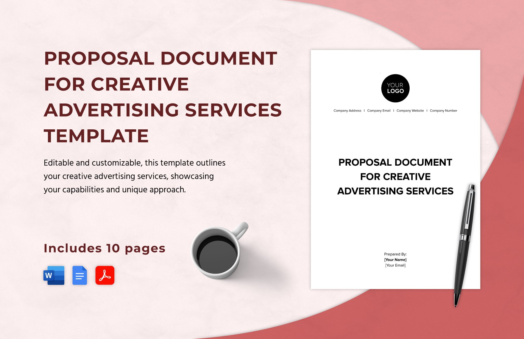 Proposal Document for Creative Advertising Services Template