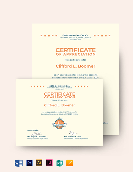 basketball-appreciation-certificate-template