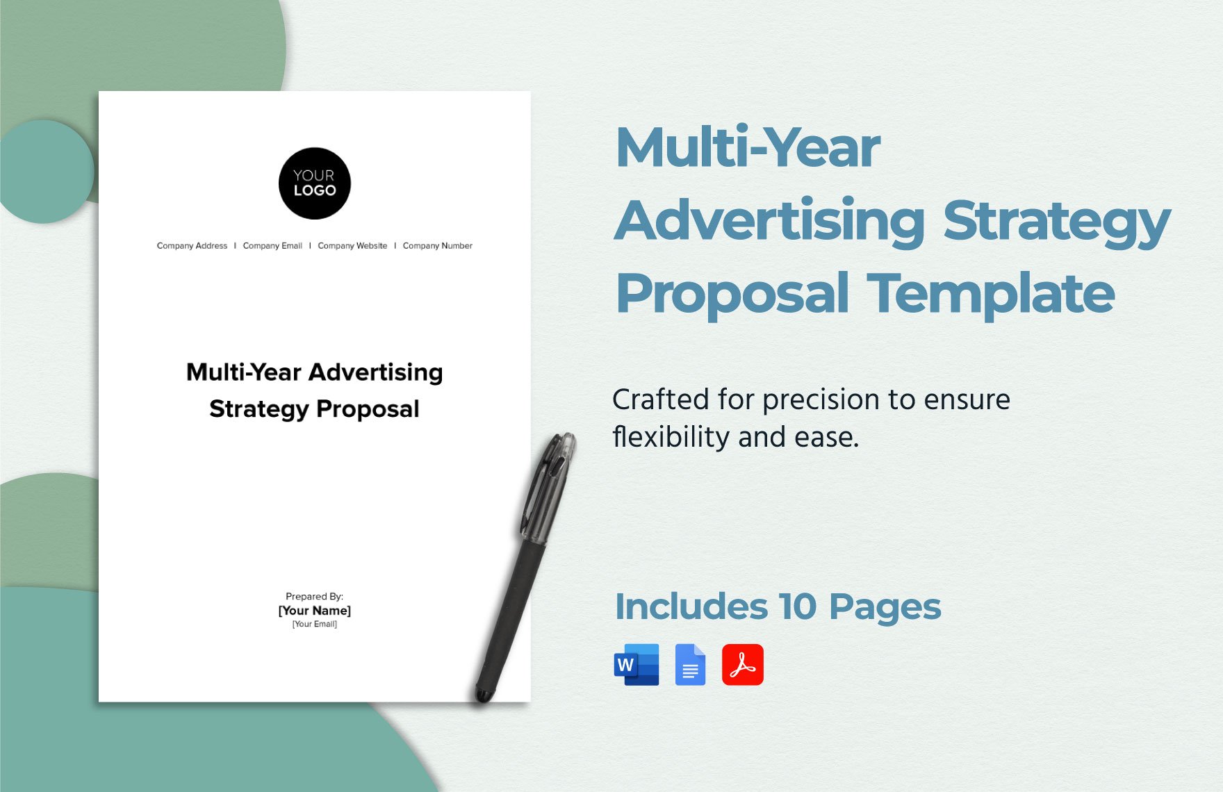 Multi-Year Advertising Strategy Proposal Template