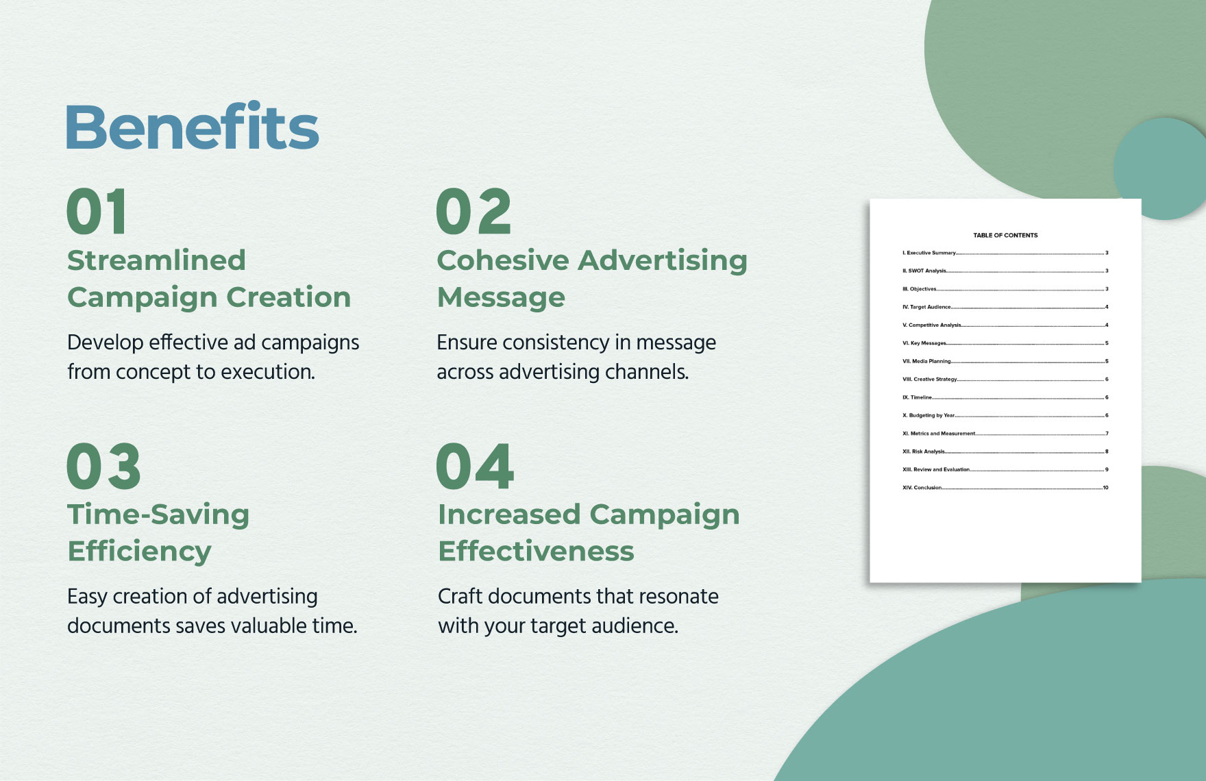 MultiYear Advertising Strategy Proposal Template