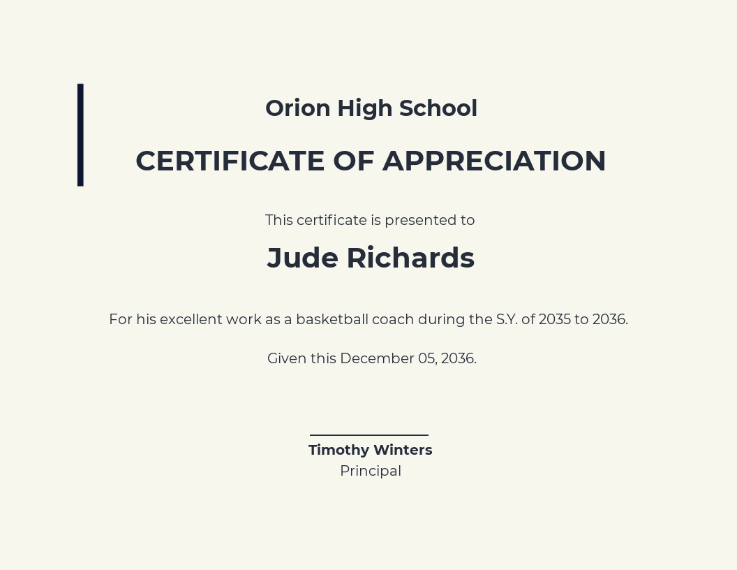 8+ FREE Sports Appreciation Certificate Templates [Customize & Download