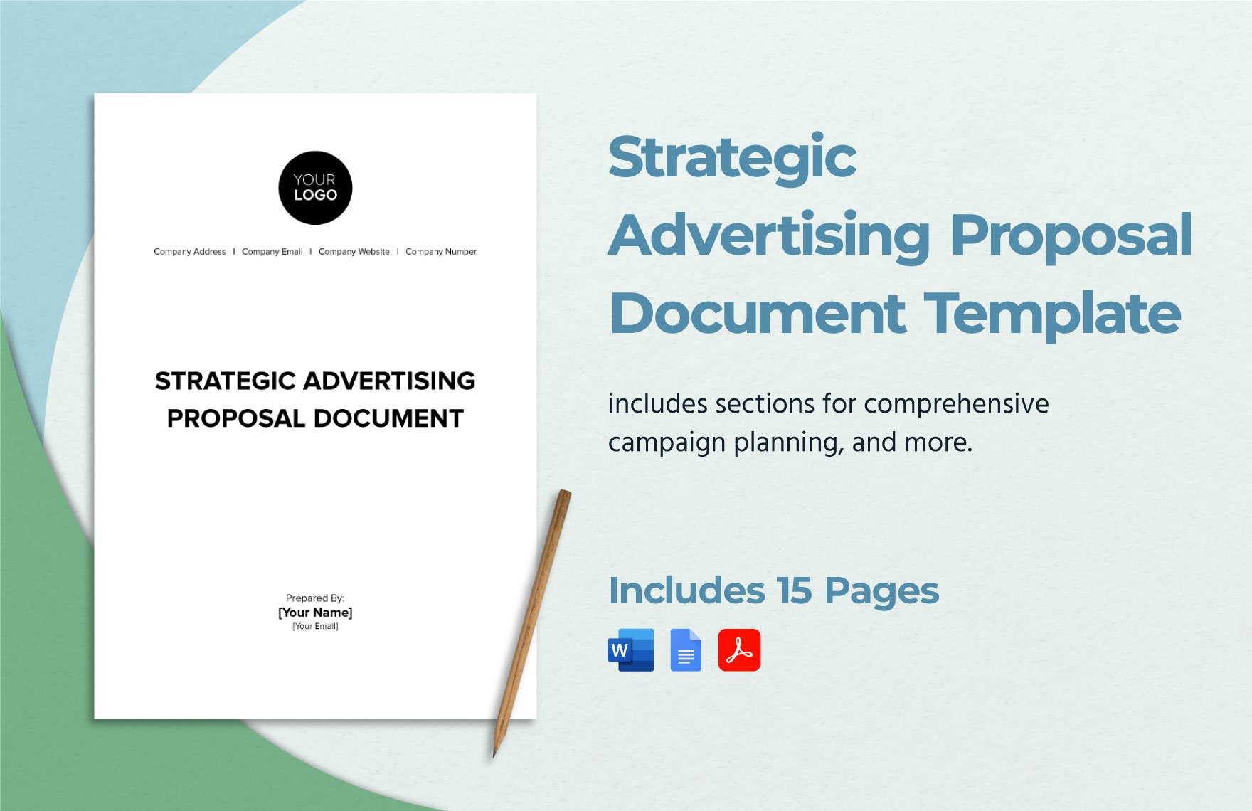 Strategic Advertising Proposal Document Template