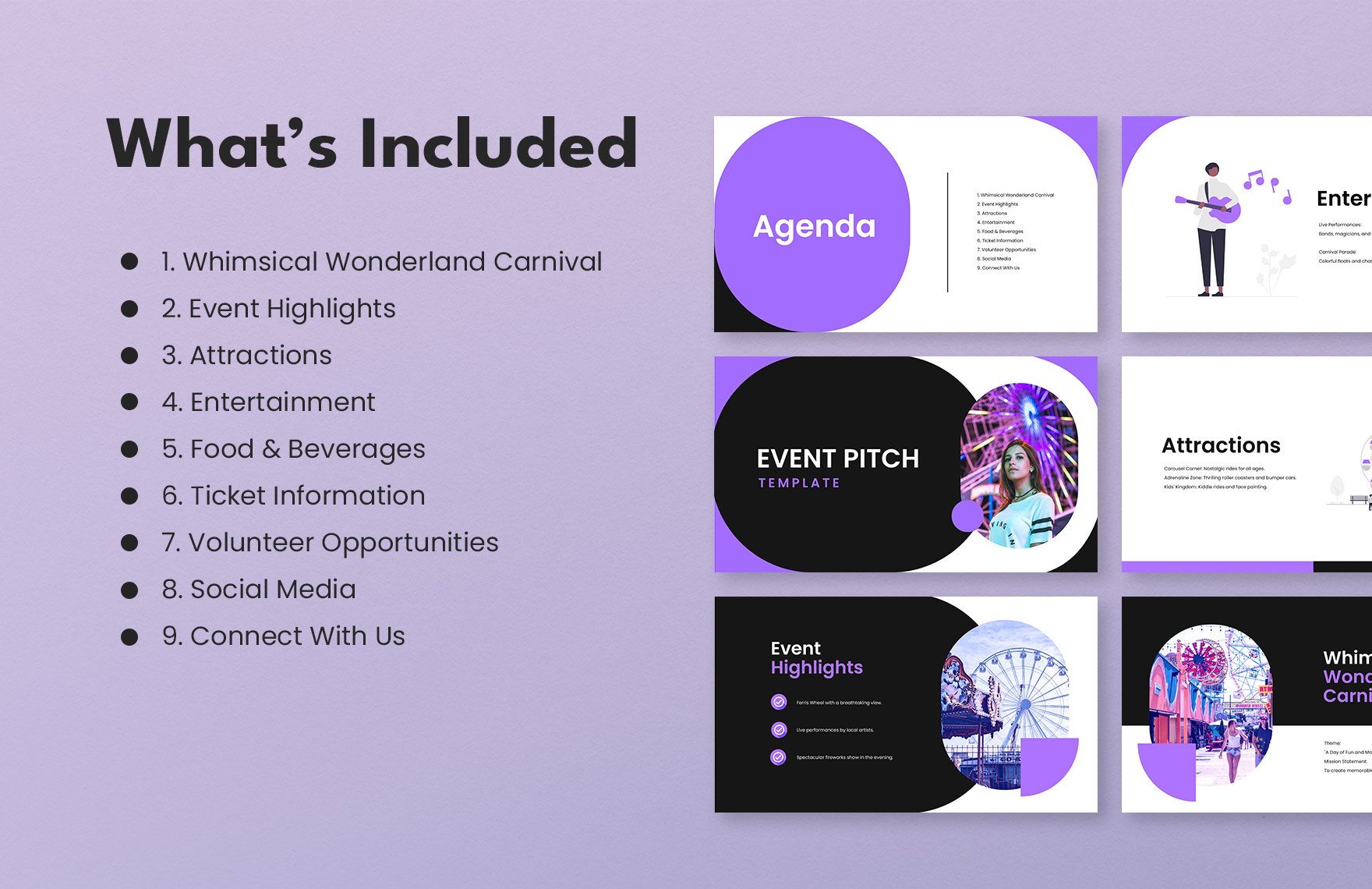 Event Pitch Template