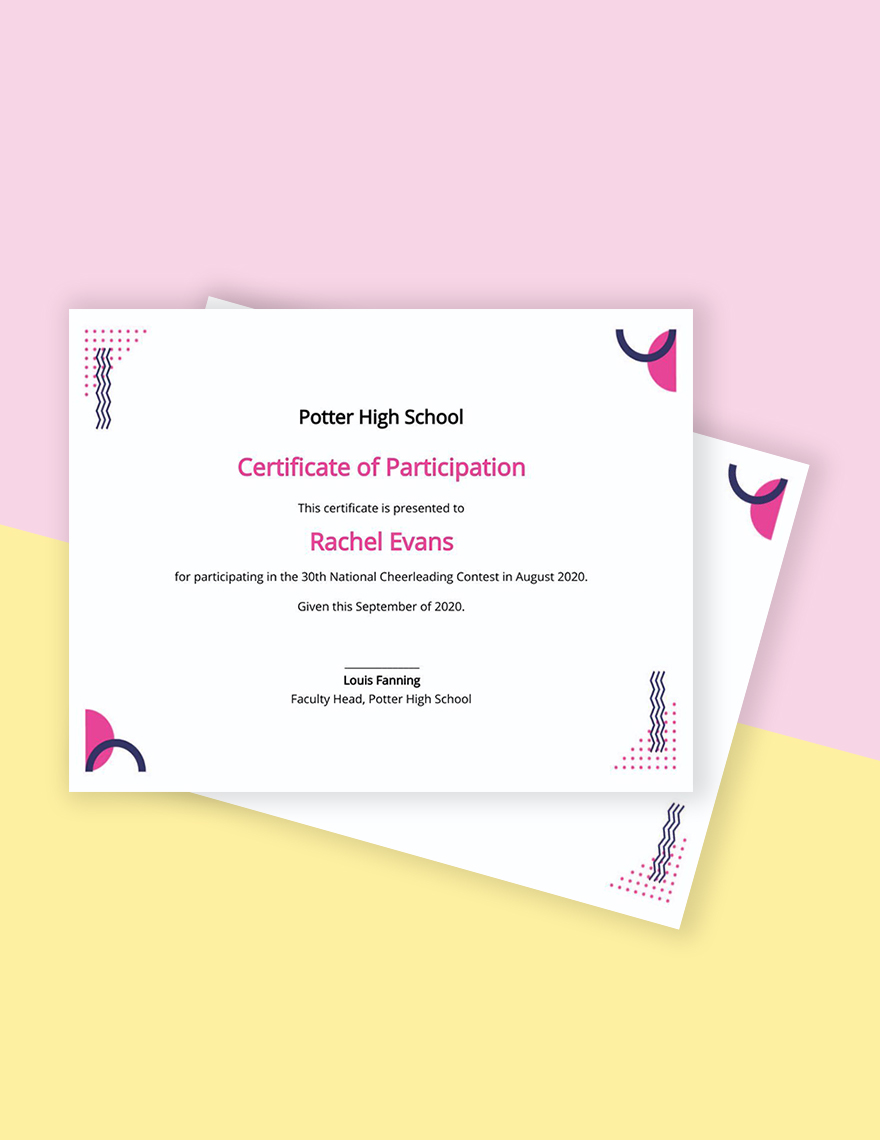 Participation Certificates Templates - Design, Free, Download ...