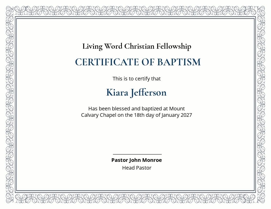 Christian Baptism Certificate Template.jpe