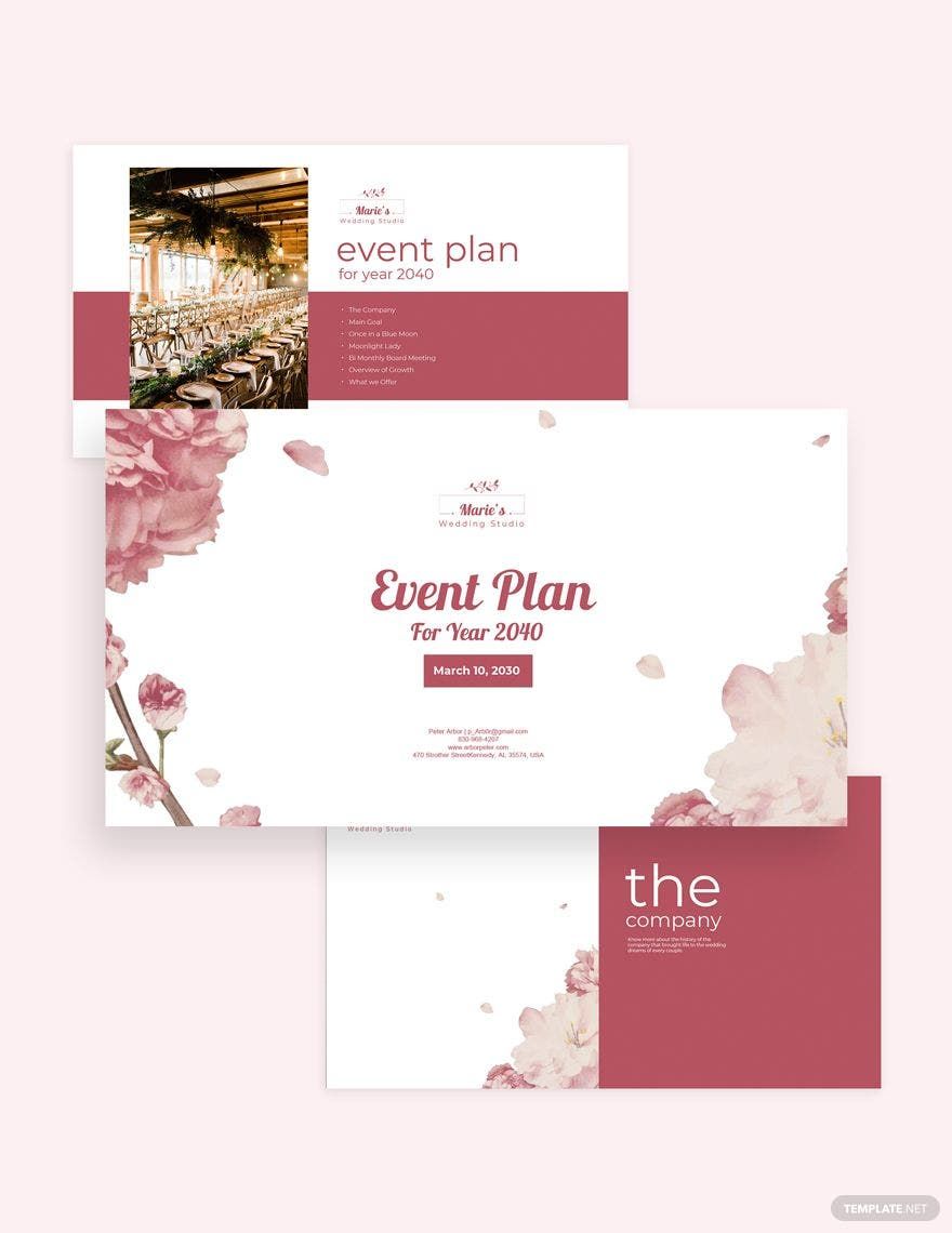 Event Planning Presentation Template