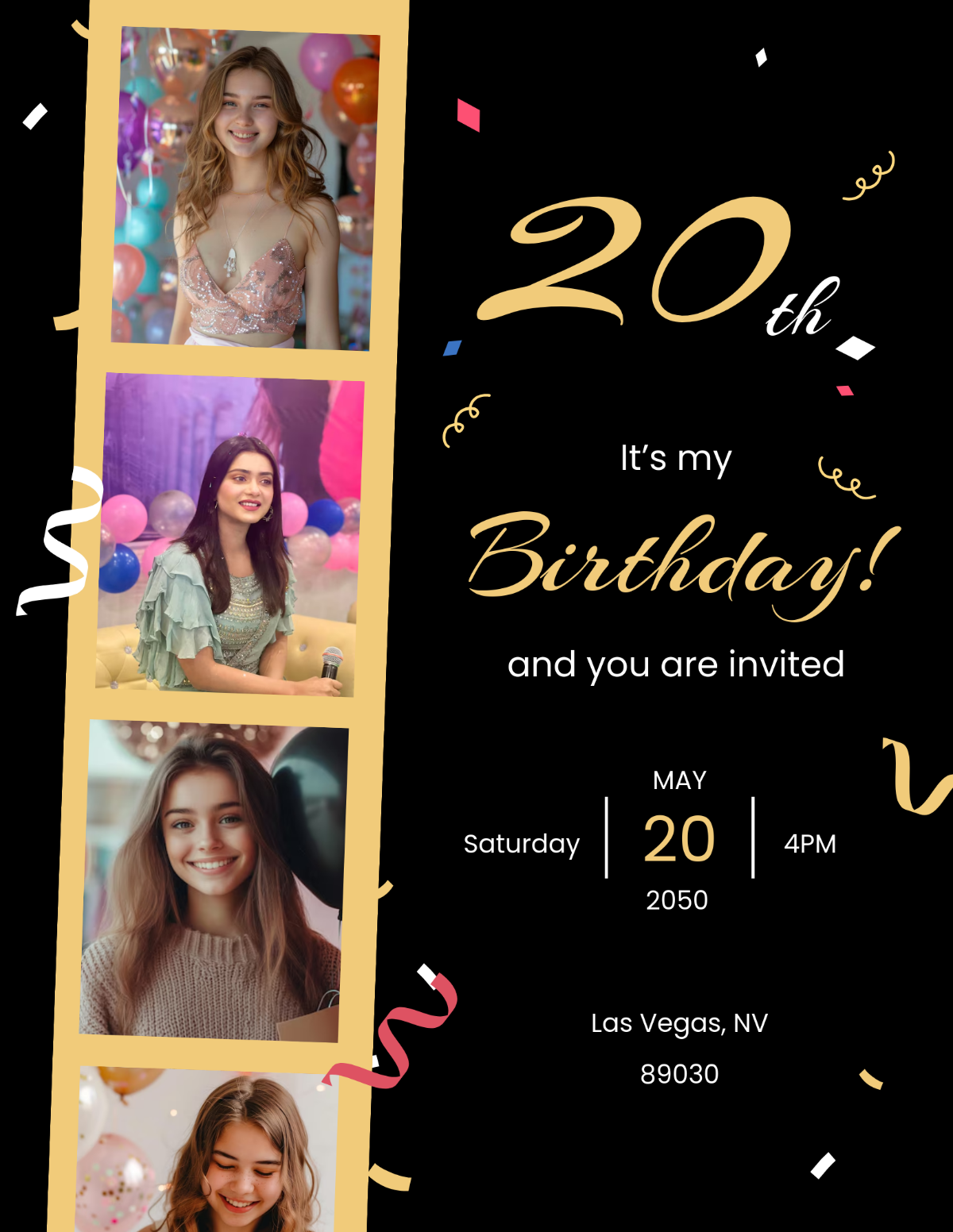 Free Birthday Flyer Template