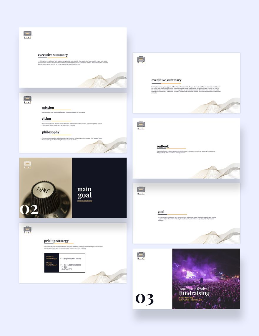 Fundraising Presentation Template Download in PowerPoint Google