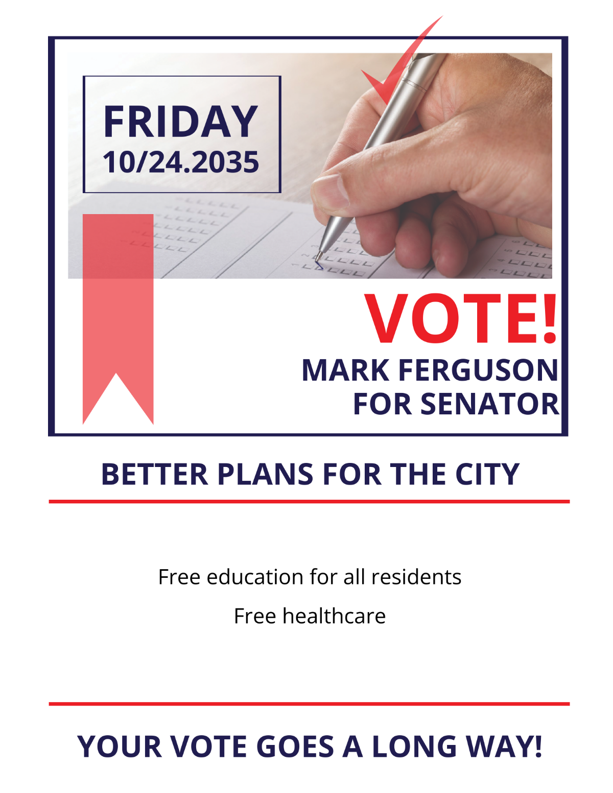 Election Flyer Template