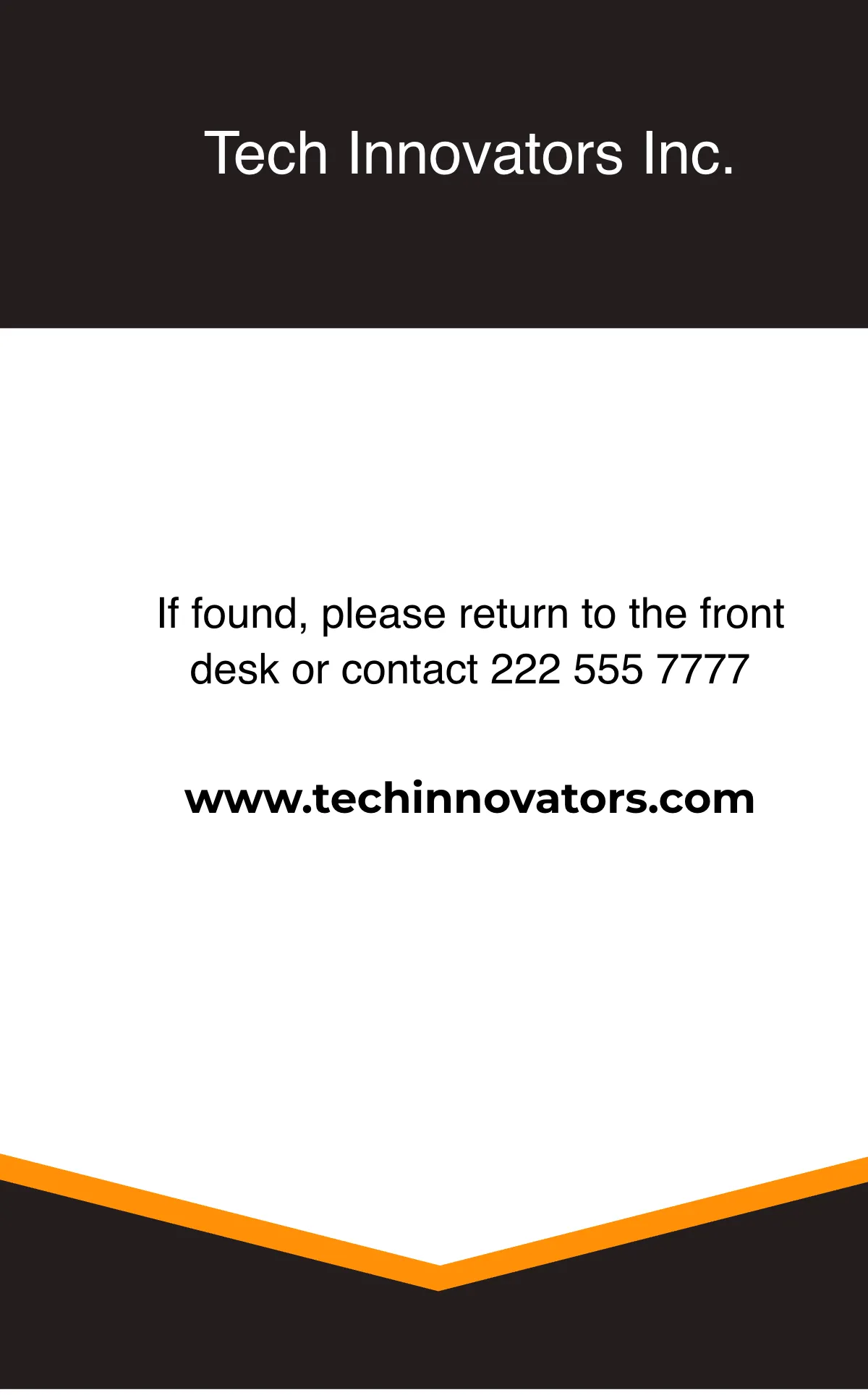 Free Vertical Employee ID Card Format Template to Edit Online