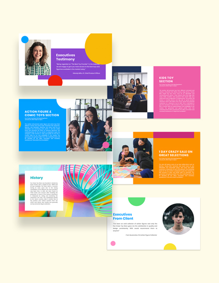 Free Kids Store Presentation Template to Edit Online
