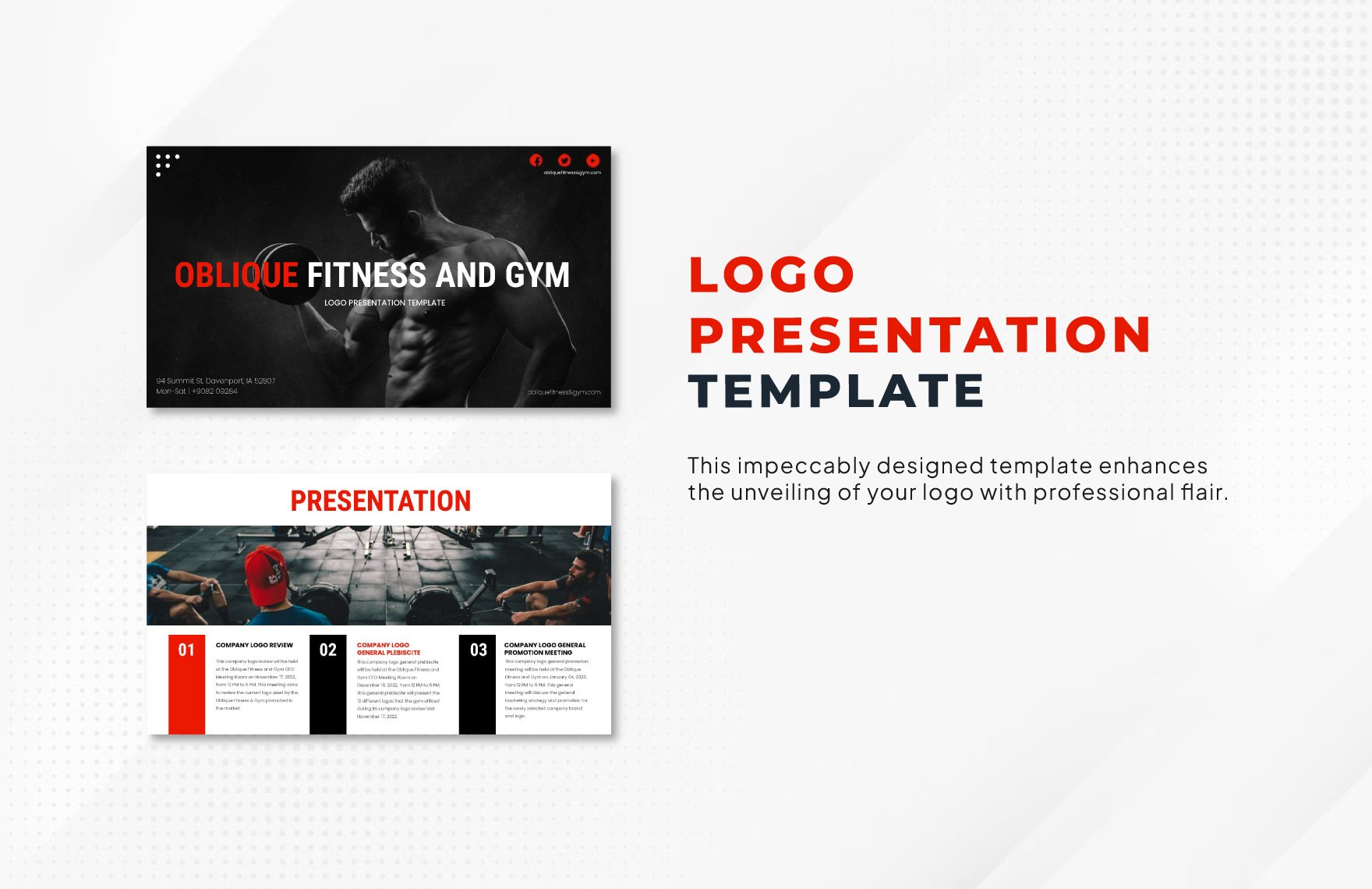 Logo Presentation Template in PDF, PowerPoint, Google Slides, Apple Keynote