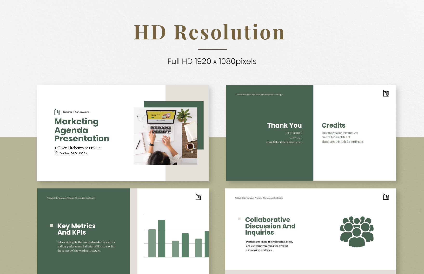 Free Marketing Agenda Presentation Template to Edit Online