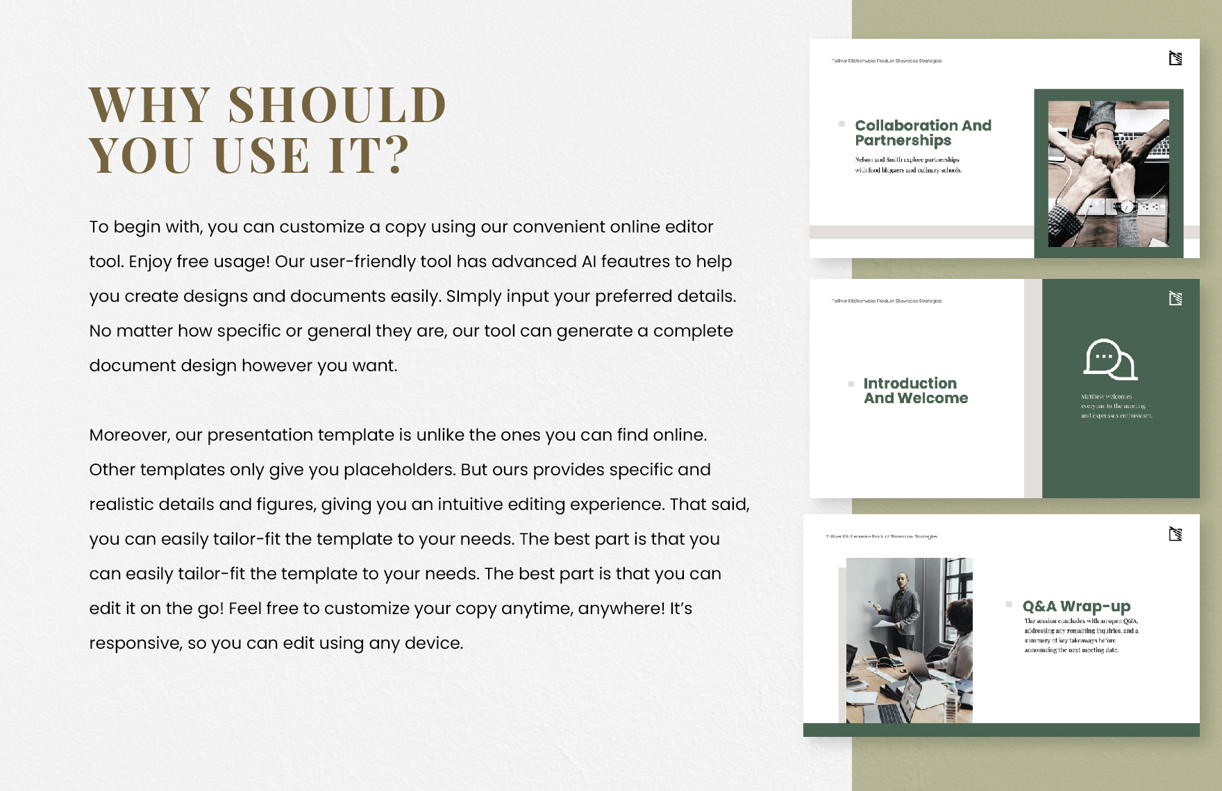 Free Marketing Agenda Presentation Template to Edit Online