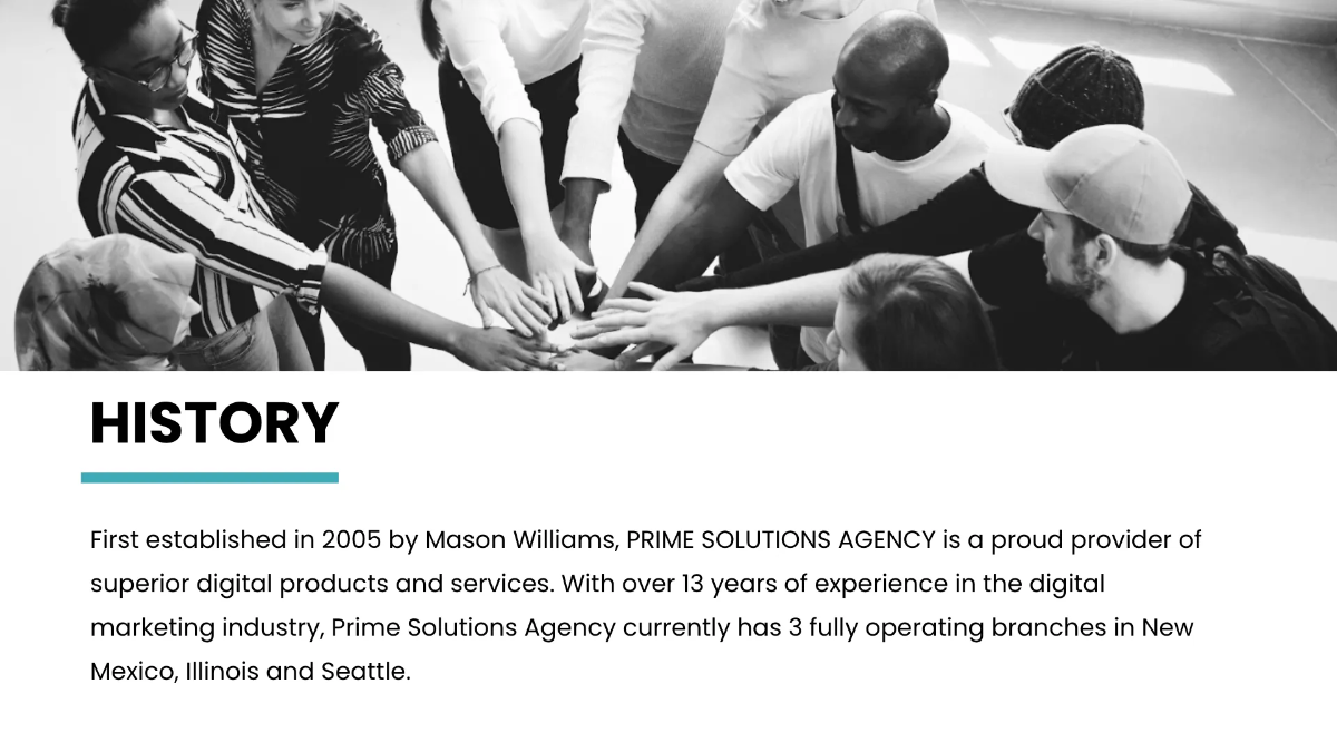 Free Marketing Pitch Deck Presentation Template to Edit Online