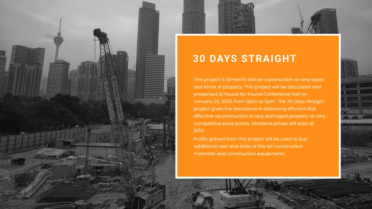 Free Construction Template to Edit Online