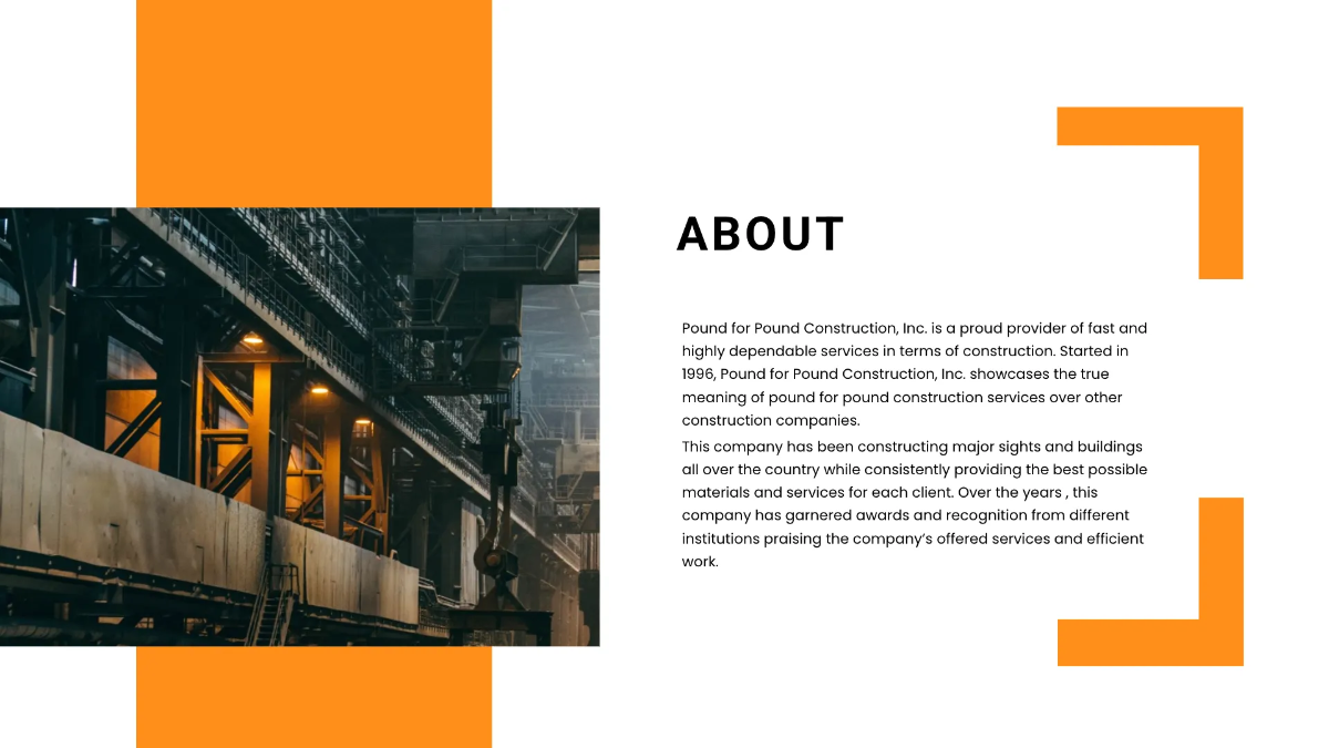 Free Construction Template to Edit Online