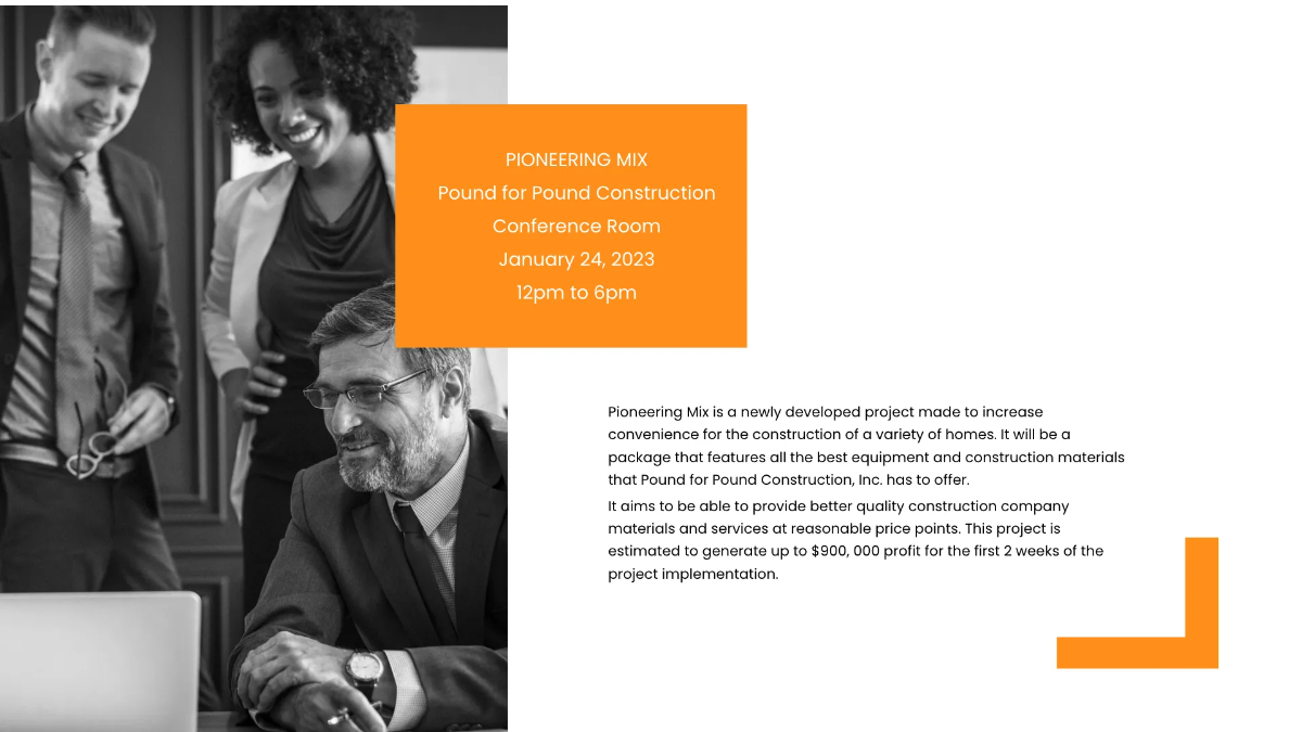 Free Construction Template to Edit Online