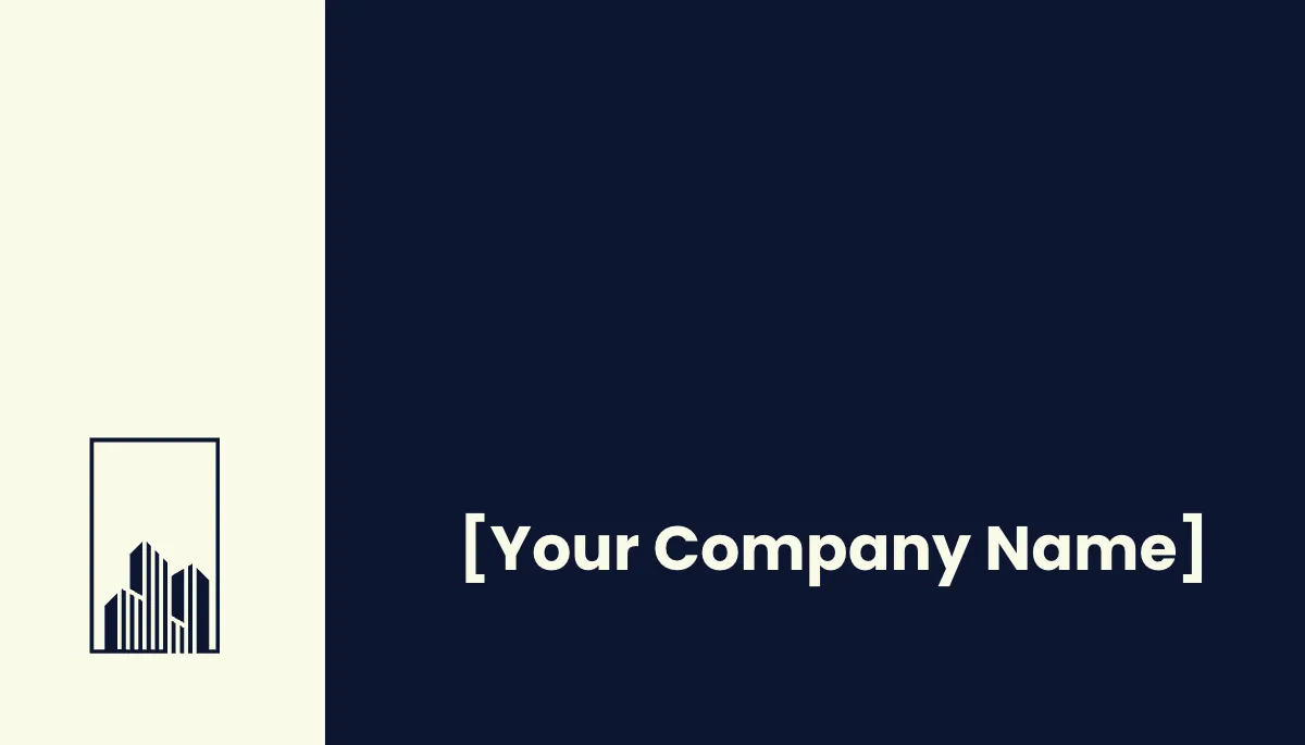 Free Modern Construction Manager Business Card Template to Edit Online