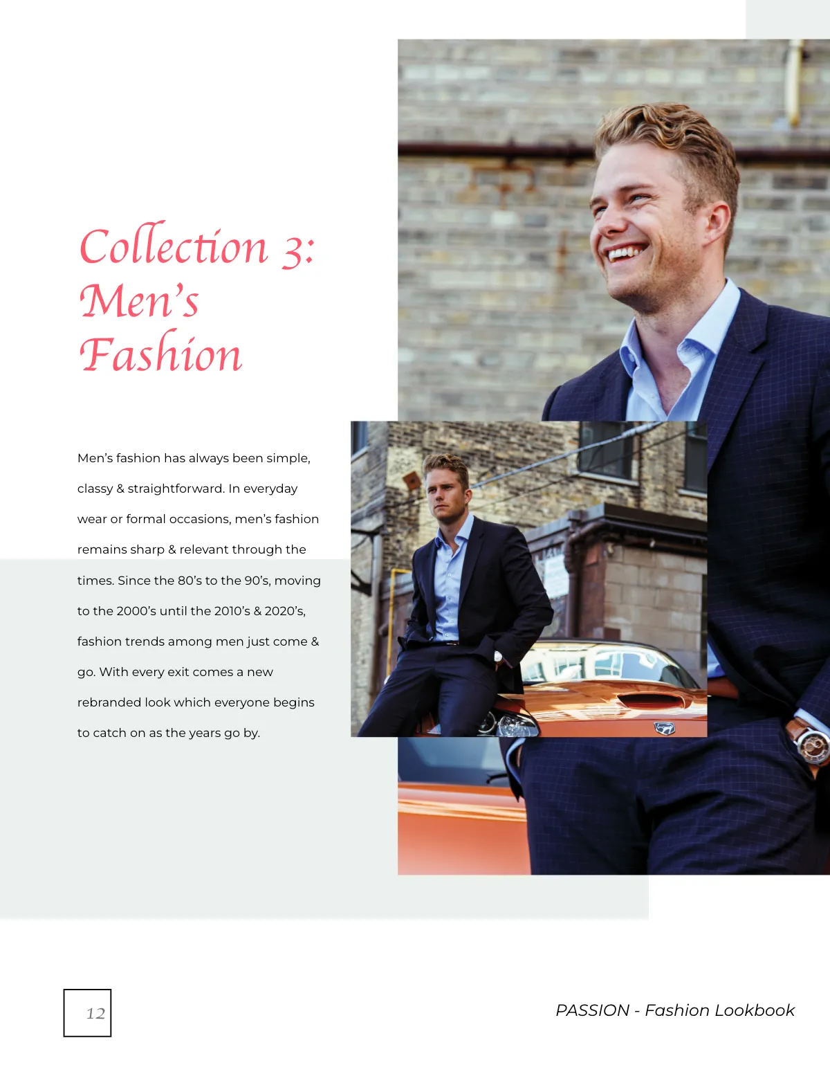 Free Fashion Company Profile Lookbook Template to Edit Online