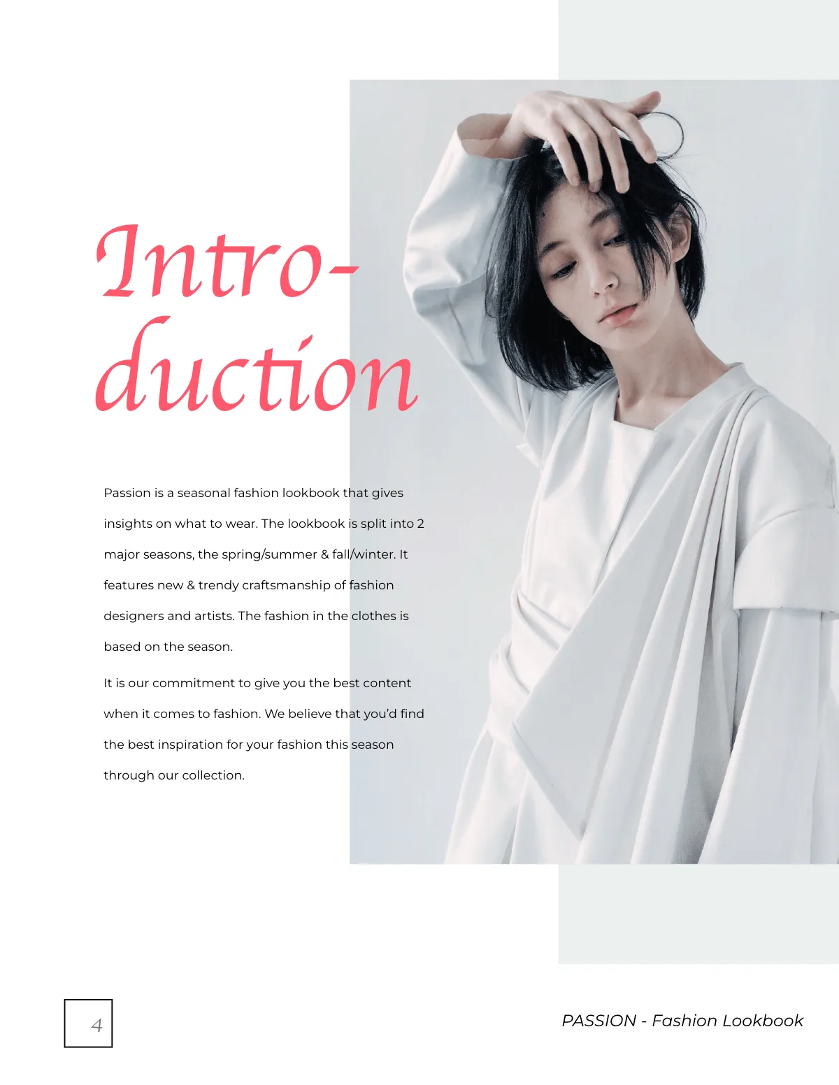 Free Fashion Company Profile Lookbook Template to Edit Online