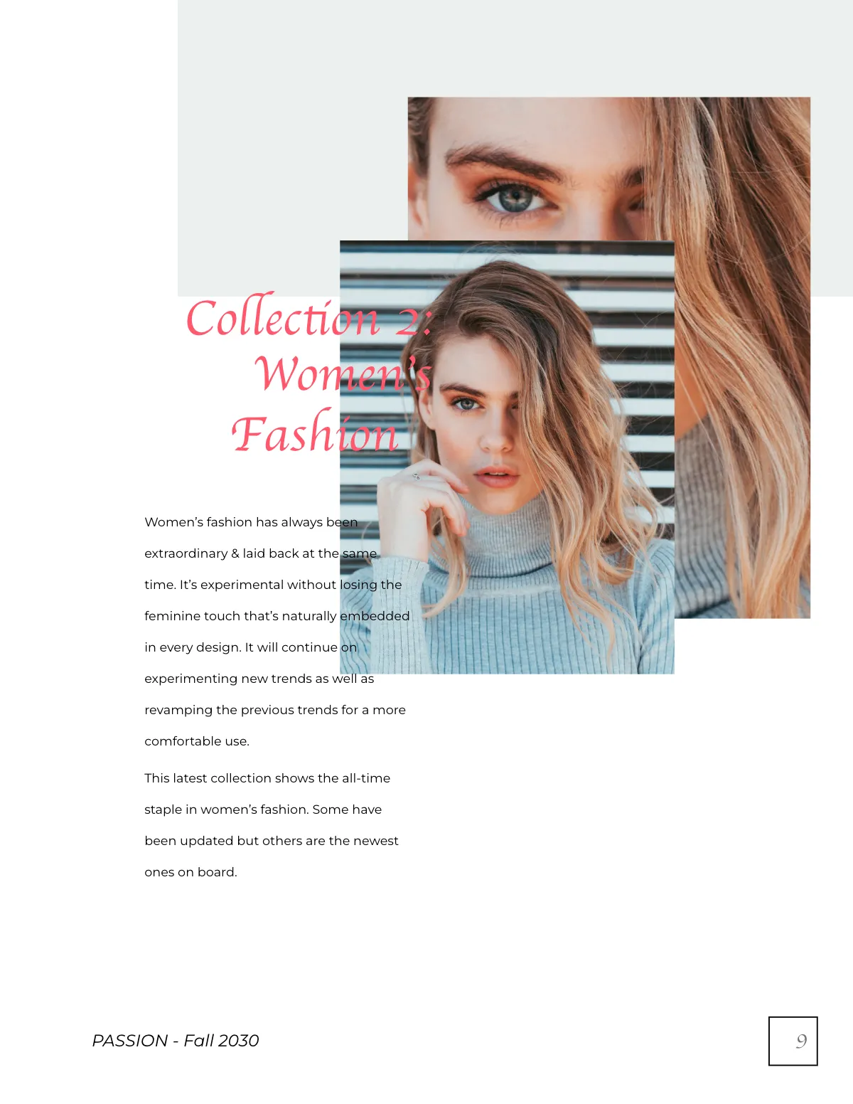 Free Fashion Company Profile Lookbook Template to Edit Online