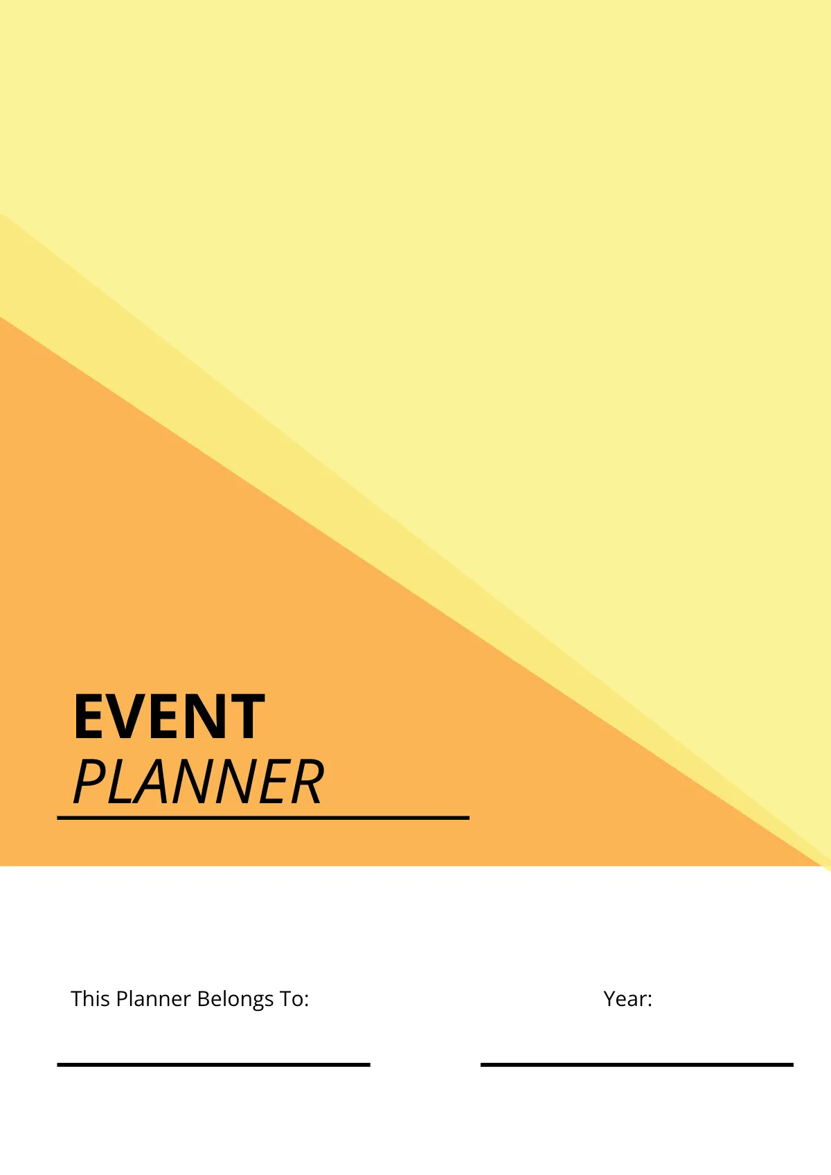 Free Event Planner Template To Edit Online Free Event Planner Template To Edit Online