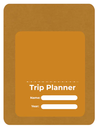 Free Trip Planner Template to Edit Online