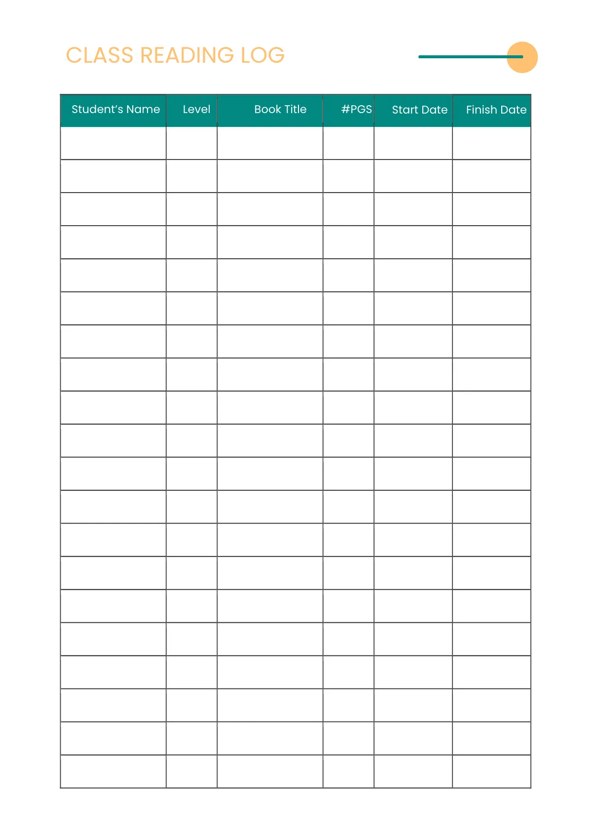 Free Basic Education Planner Template to Edit Online