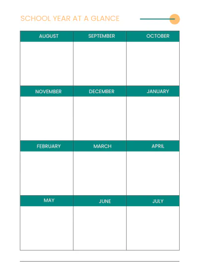 Free Basic Education Planner Template to Edit Online