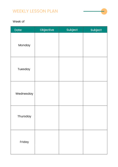 Free Basic Education Planner Template to Edit Online