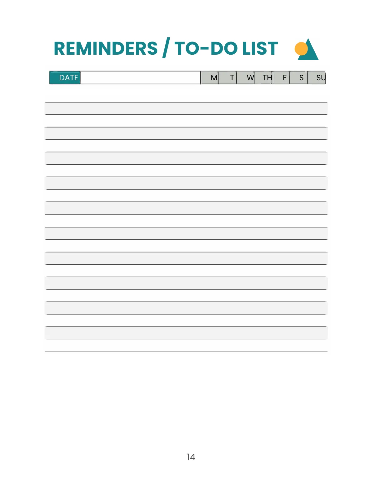 Free Preschool Lesson Planner Template to Edit Online