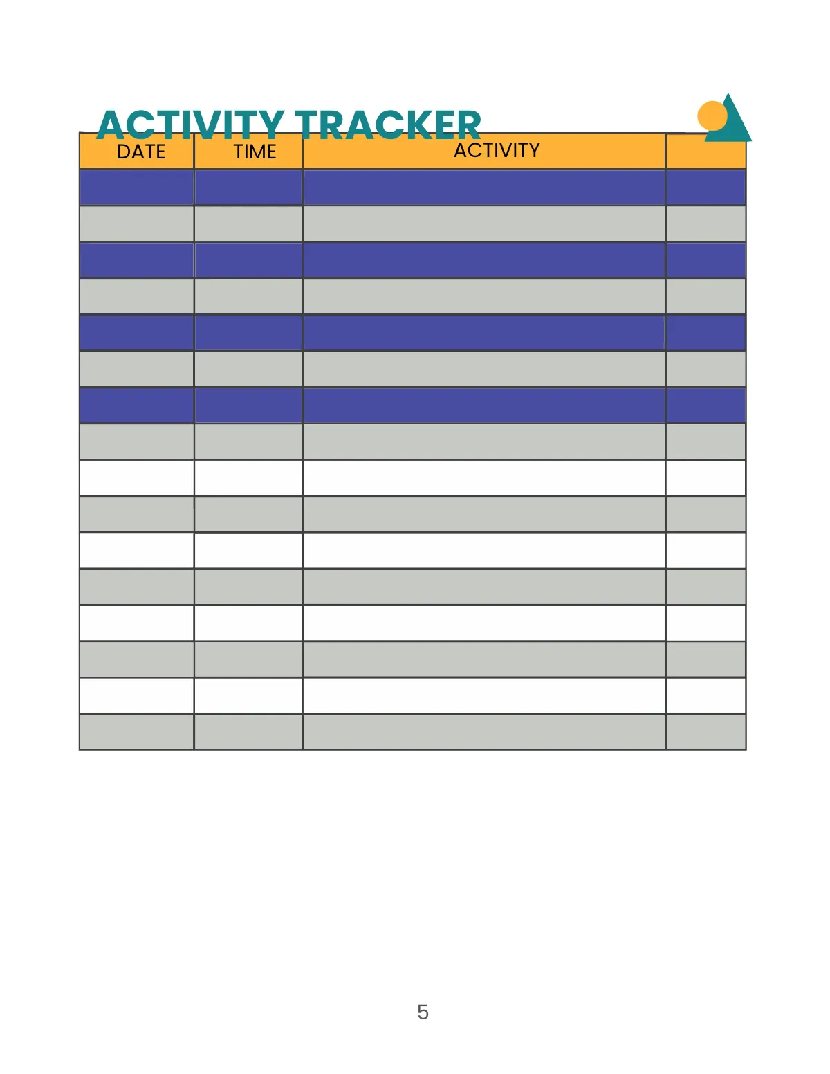 Free Preschool Lesson Planner Template to Edit Online