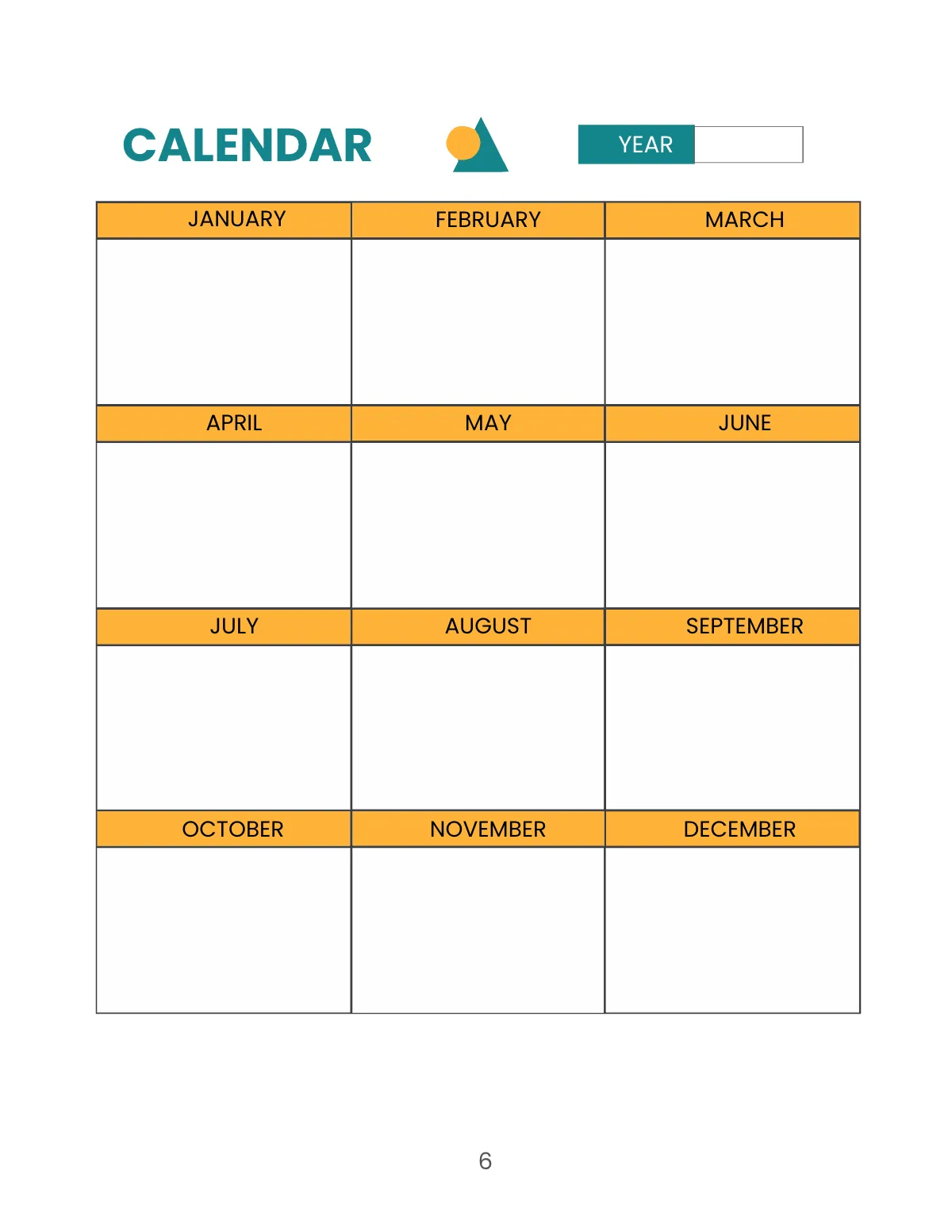 Free Preschool Lesson Planner Template to Edit Online