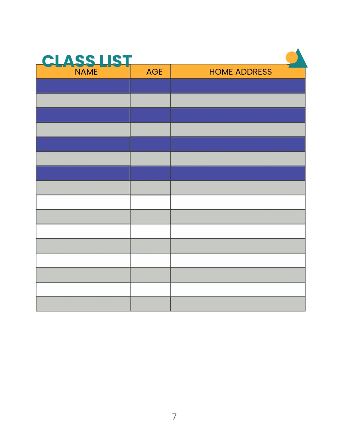 Free Preschool Lesson Planner Template to Edit Online